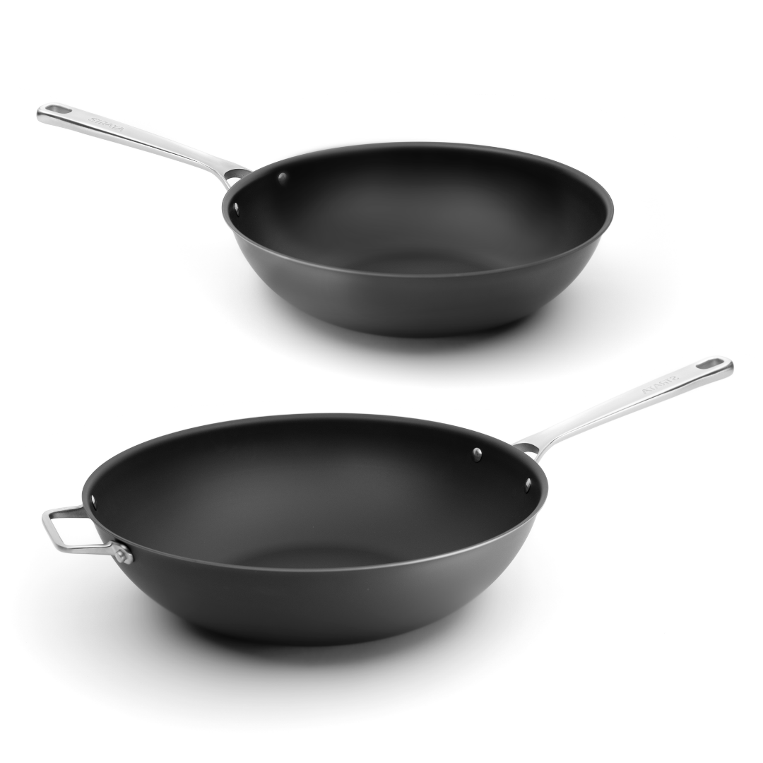 Nitrided Carbon Clad® Woks