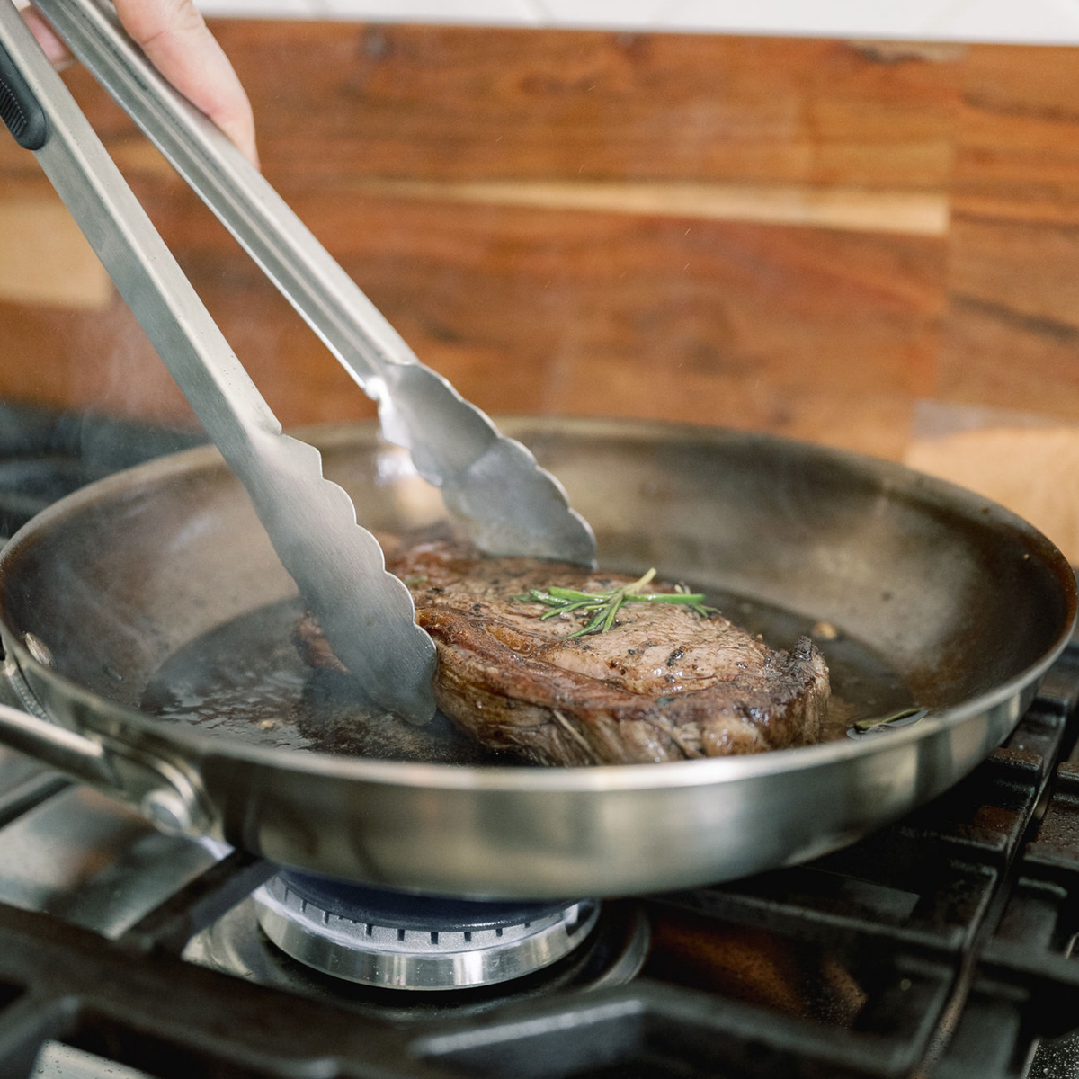 Classic Carbon Clad® – 3 Ply Carbon Steel Frying Pans – 3 Piece Set GEN 1