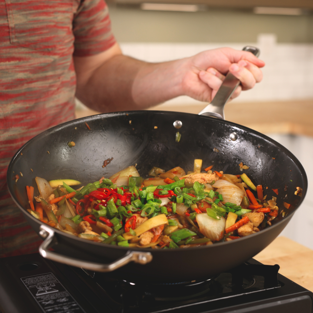 14” Nitrided Carbon Clad® – 3 Ply Carbon Steel Wok