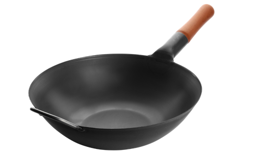 Solid Carbon Steel Wok